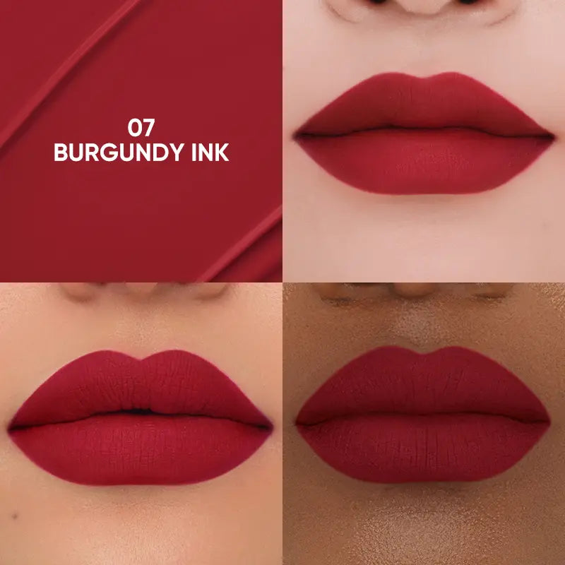 JUDYDOLL Silky Matte Lip Ink, Long-Lasting, Waterproof, Lipstick, Transfer-Proof, Smudge-Proof, Food-Proof, Hydrating, Soft Velvet Matte, Smooth, Not Easy to Fade, Non-Stick Cup, Summervibes, Makeup, Cosmetic