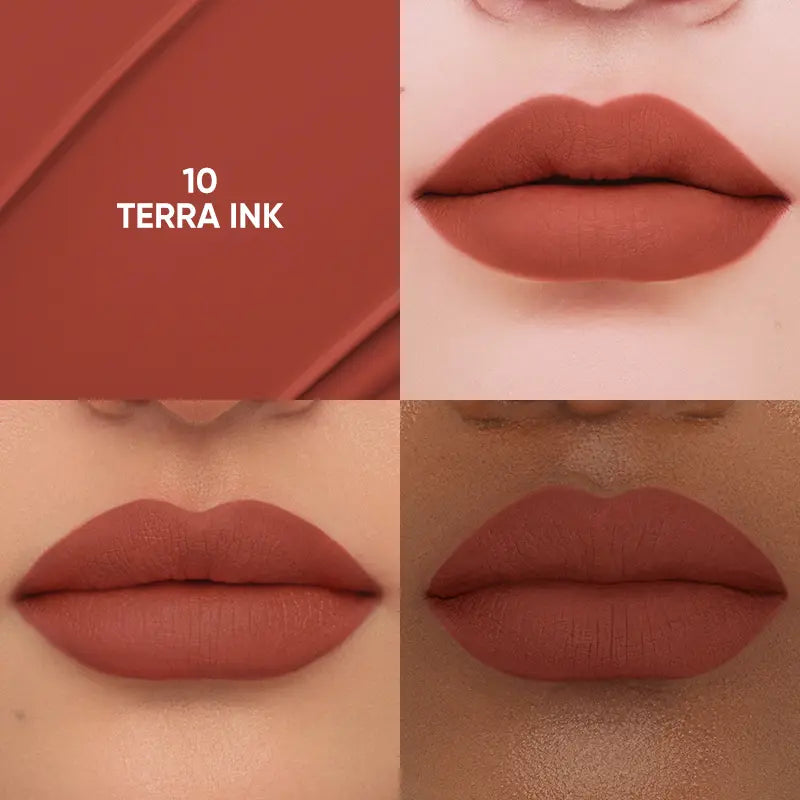 JUDYDOLL Silky Matte Lip Ink, Long-Lasting, Waterproof, Lipstick, Transfer-Proof, Smudge-Proof, Food-Proof, Hydrating, Soft Velvet Matte, Smooth, Not Easy to Fade, Non-Stick Cup, Summervibes, Makeup, Cosmetic