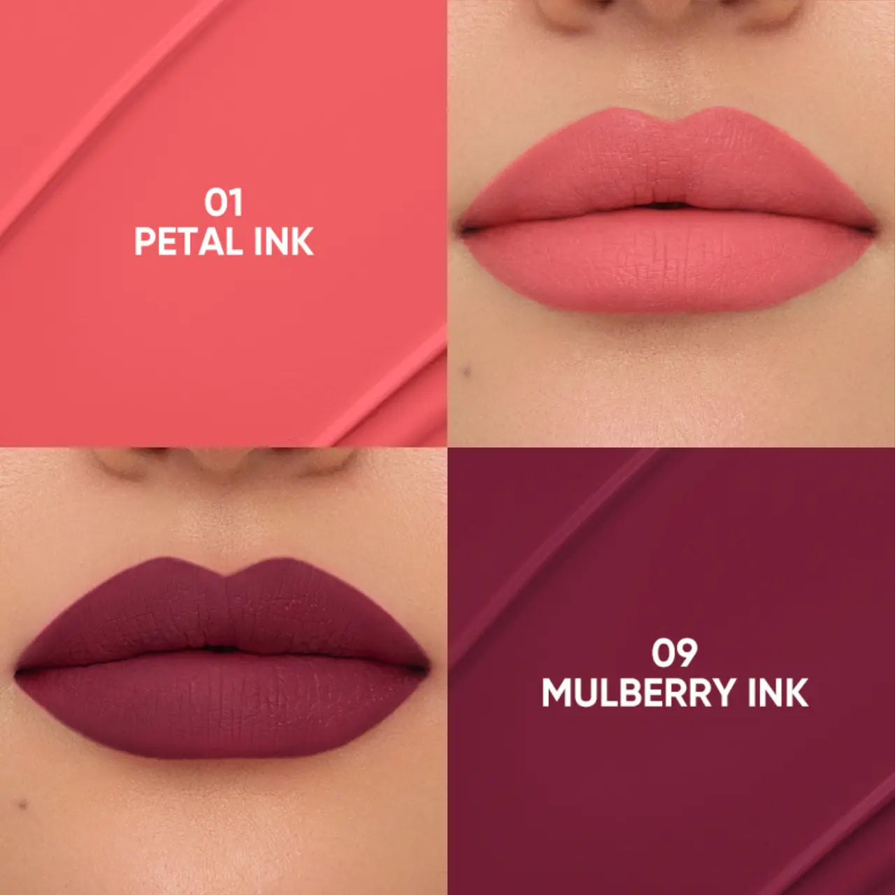JUDYDOLL Silky Matte Lip Ink, Long-Lasting, Waterproof, Lipstick, Transfer-Proof, Smudge-Proof, Food-Proof, Hydrating, Soft Velvet Matte, Smooth, Not Easy to Fade, Non-Stick Cup, Summervibes, Makeup, Cosmetic