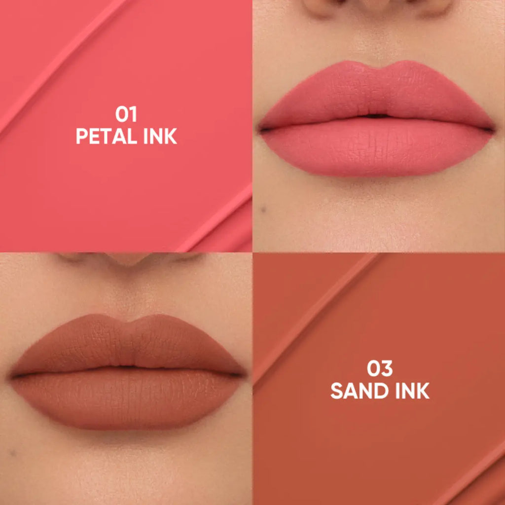 JUDYDOLL Silky Matte Lip Ink, Long-Lasting, Waterproof, Lipstick, Transfer-Proof, Smudge-Proof, Food-Proof, Hydrating, Soft Velvet Matte, Smooth, Not Easy to Fade, Non-Stick Cup, Summervibes, Makeup, Cosmetic