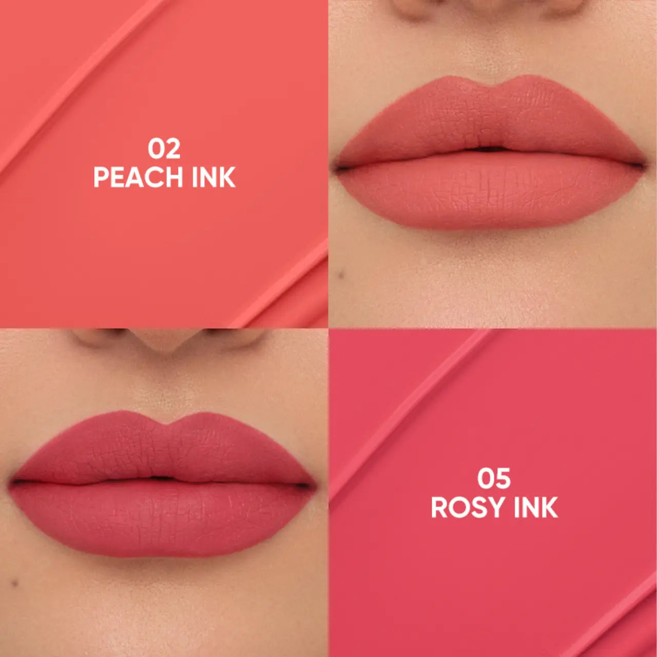 JUDYDOLL Silky Matte Lip Ink, Long-Lasting, Waterproof, Lipstick, Transfer-Proof, Smudge-Proof, Food-Proof, Hydrating, Soft Velvet Matte, Smooth, Not Easy to Fade, Non-Stick Cup, Summervibes, Makeup, Cosmetic